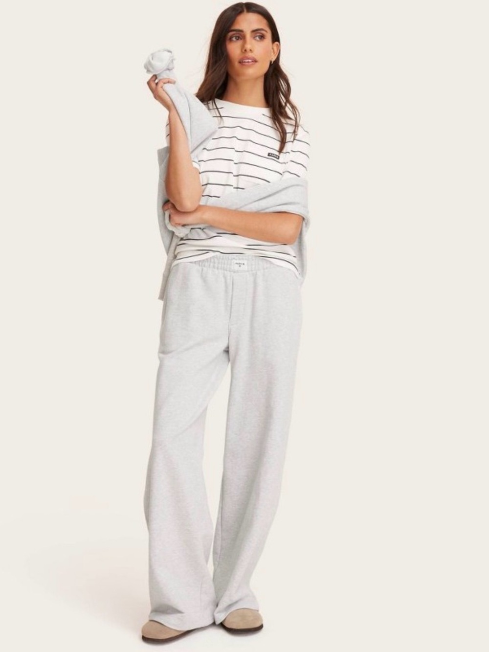 Target + Parke Limited EDT Women Large High-Rise Boxer Sweatpants Gray NWT RARE